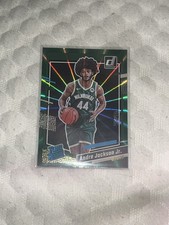 2023-24 Panini Donruss - Rated Rookie Andre Jackson #210 Holo Green Laser (RC)