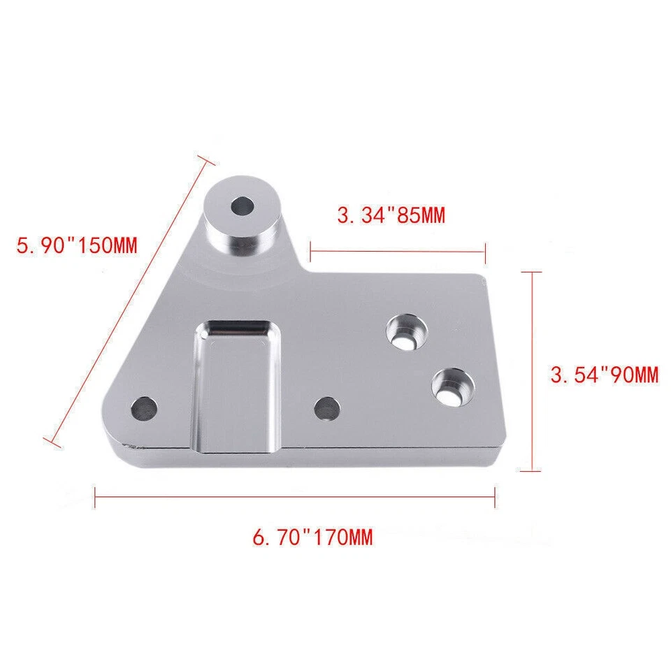 Engine Mount Bracket for 92-95 Honda Civic EG K-Series K20 K24 K-Swap DC DC2 EG6 Foto 3 de 4