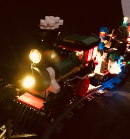 Brickstars LED light kit for Lego 10254 Winter Holiday Train (light only )