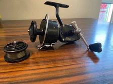 Vintage Mitchell 300 spinning reel from the 1940s-50s, made in France.