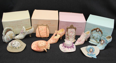 Vintage AVON Victorian Miniature Collection. ( 4er SET )