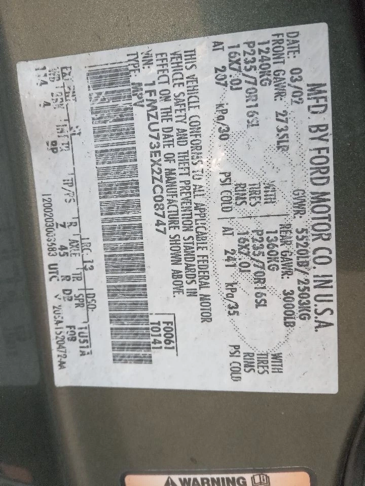 Compressor CA 4 portas Sport Trac compatível com 96-05 EXPLORER 266493 - Imagem 2 de 4