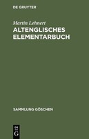Altenglisches Elementarbuch (Buch)