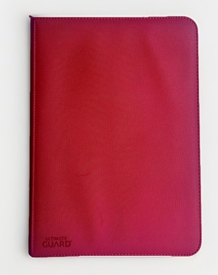 Ultimate Guard ZipFolio Red Sports Trading Card Holder Portfolio Holds 320 Cards