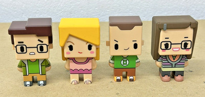 SD Toys The Big Bang Theory Pixel 4 x Figuren Amy Sheldon Leonard Penny