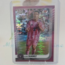 2024 Topps Chrome Mls - Luis Suarez #31 Magenta Pulsar Parallel Refractor