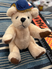 3" -4 Miniature Fully Joined Tan Teddy Bear Vintage