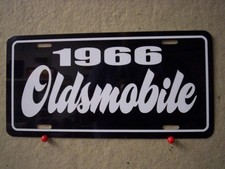 1966 Oldsmobile License Plate Tag 66 Olds Starfire F-85 Cutlass Jetfire 98 1966 Oldsmobile License Plate Tag 66 Olds Starfire F-85 Cutlass Jetfire 98