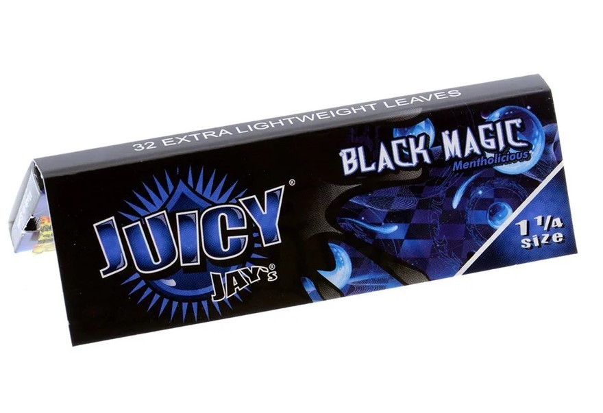 Juicy Jay's Rolling Paper Black Magic 1 1/4 24 Pack 32 CT | eBay