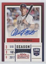 2017 Elite Extra Edition USA Baseball 18U Tickets Gold /100 Alek Thomas Auto a3i