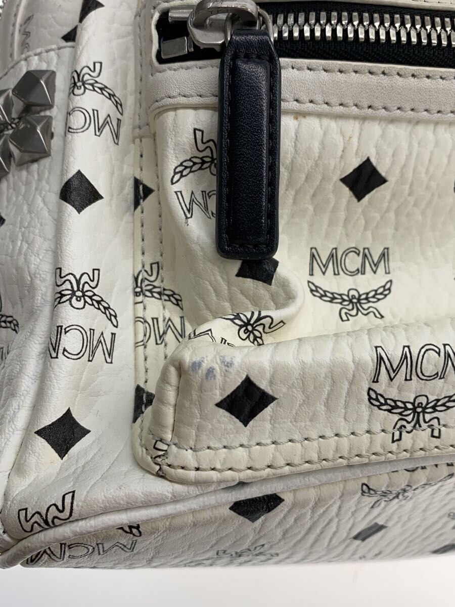 MCM Backpack -- WHT All-over Pattern MMK65VE37WT0… - image 7