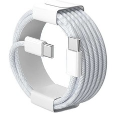 60W USB-C to USB-C Fast Charging Cable PD Type-C Nylon Braided