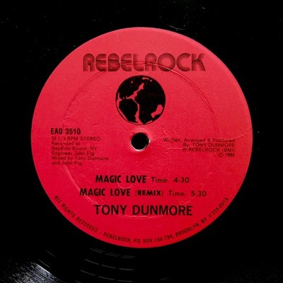 Tony Dunmore ''Magic Love'' PRIVATE ELECTRO FREESTYLE FUNK BOOGIE 12''