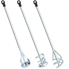 MorningRo Set of 3 Paint Mixer for Drill Epoxy Resin, Mud, Cement Mixer Blade...