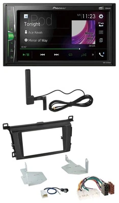 Pioneer MP3 DAB AUX 2DIN Bluetooth Autoradio für Toyota RAV 4 (ab 2013) - Bild 1 von 4