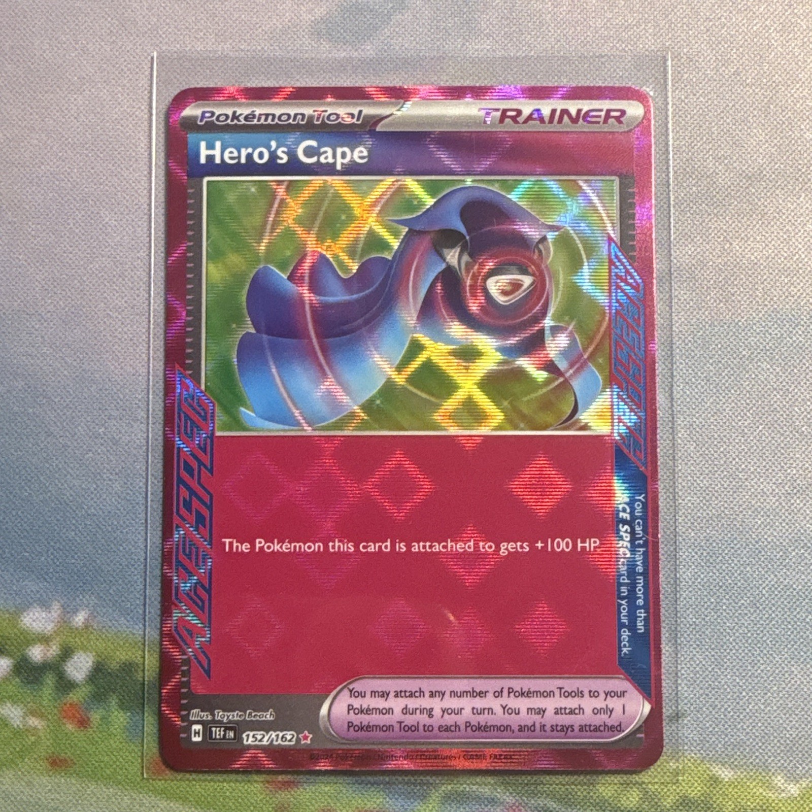Pokemon TCG Hero's Cape 152/162 ACE SPEC Rare - Temporal Forces (NM/M)
