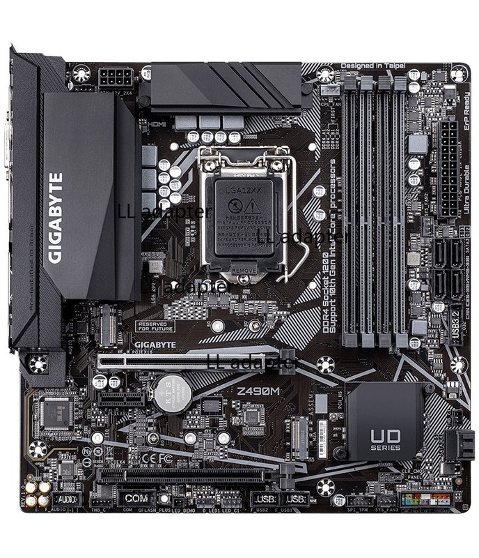 GIGABYTE Z490M Intel Z490 DDR4 LGA 1200 10 11Th Micro ATX Motherboard Tested
