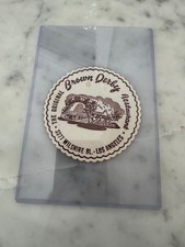 BROWN DERBY RESTAURANT COFFEE COASTER UNUSED