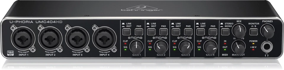 4033653130639 Behringer UMC404HD recording audio interface Behringer - Image 2 of 4