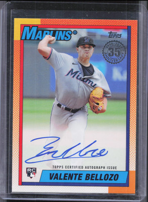 2025 Topps Series 1 #90A-VB Valente Bellozo 1990 Design Rookie
