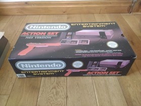 Nintendo NES Action Set Console Boxed Complete with Spares  Or Repairs Nes