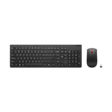Lenovo Essential Gen 2 Wireless Keyboard and Mouse Combo, US English, Black