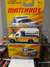 "MATCHBOX" *LESNEY EDITION* FORD E-350 AMBULANCE *METAL BODY & BASE* MINT CARDED