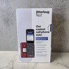 Jitterbug Flip2 Cell Phone for Seniors Red - Open Box
