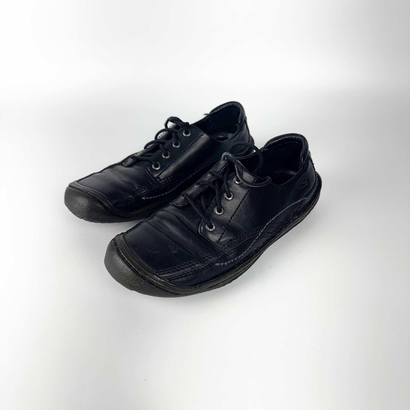 Keen Women's Oxford Lace Up Comfort Work Shoes Size 7.5 Black