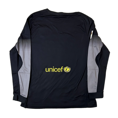 その他 FC FC Barcelona 2013 2014 Black Goalkeeper Futbol Jersey Home Nike