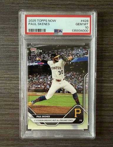 2025 Topps Now - Paul Skenes #428 - PSA 10