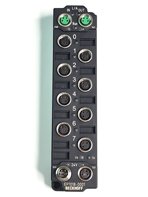 BECKHOFF EtherCAT EPP1018-0001 P Box, 8-channel Input Modul