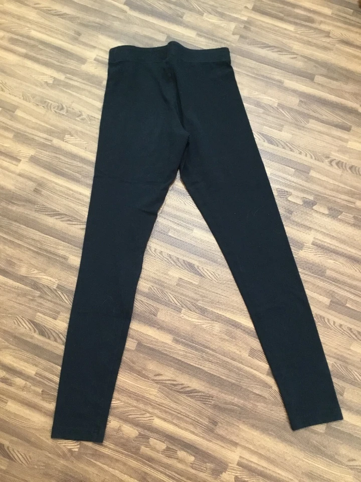Leggings para mujer Aeropostale negros mezcla de algodón talla S pequeños Foto 2 de 4