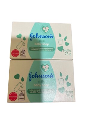 Johnson's Milk Baby Soap 75g (2 pack)
