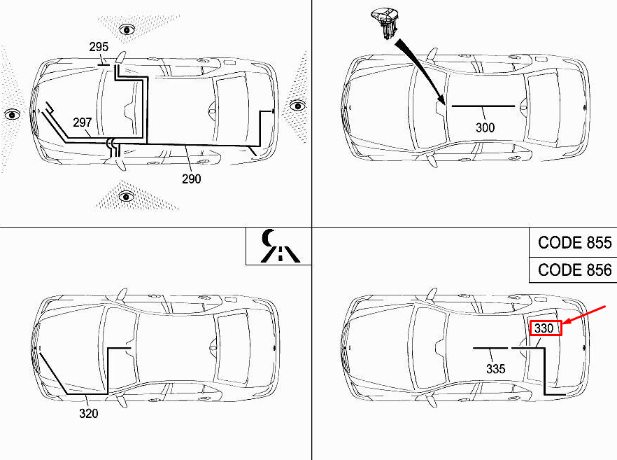 Neu MERCEDES-BENZ S W222 Kommunikationskabelbaum A2225408439 Original
