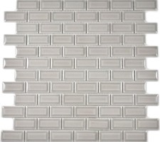 Mosaico IN Ceramica Grigio Pietra Specchio Piastrelle Doccia Cucina Wc 26-0204