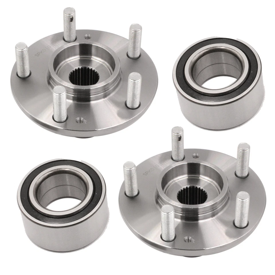 2x Front Wheel Hub & Bearing Set For 2007-2013 Hyundai Elantra Kia Forte Koup - Imagem 4 de 4