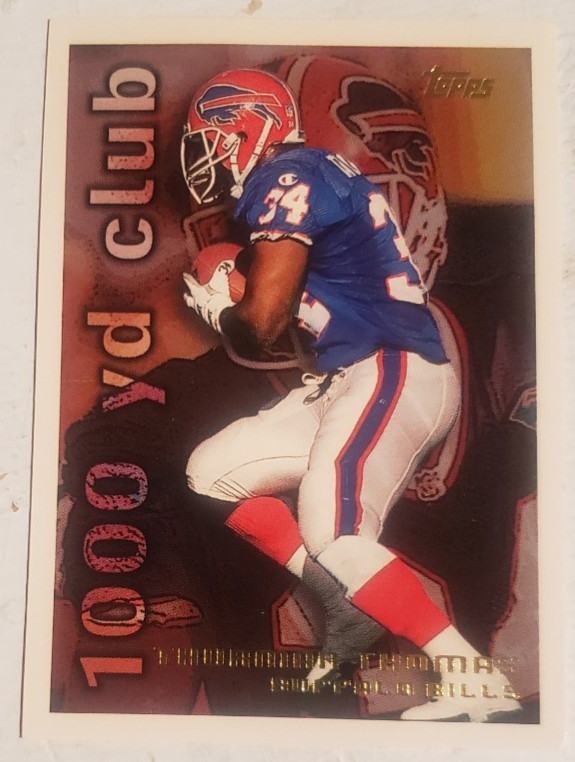 1995 Topps 1000 Yard Club #21 Thurman Thomas RB Buffalo Bills     **40% 0ff 2+