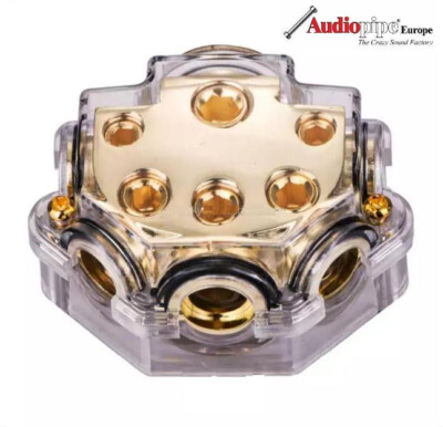 AUDIOPIPE Verteiler Block Stromverteiler 12V Verstärker von 60mm² bis 35mm²  +/-