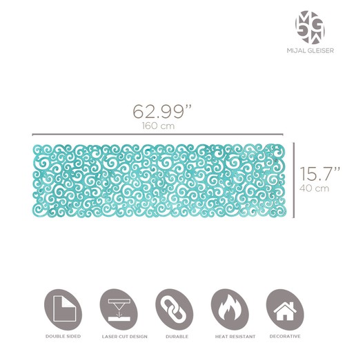 Corredor de mesa de doble cara Mijal Gleiser corte láser resistente al calor - Imagen 12 de 60