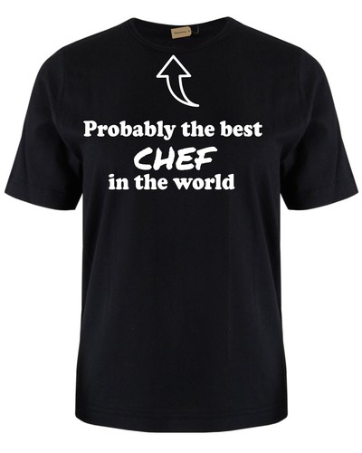 Probabilmente la migliore maglietta Chef S -XXXL regalo compleanno Natale divertente - Foto 4 di 4