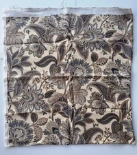 Mill Creek Valdosta Cliffside Jacobean Print Linen-Blend Fabric 1.6 Yards