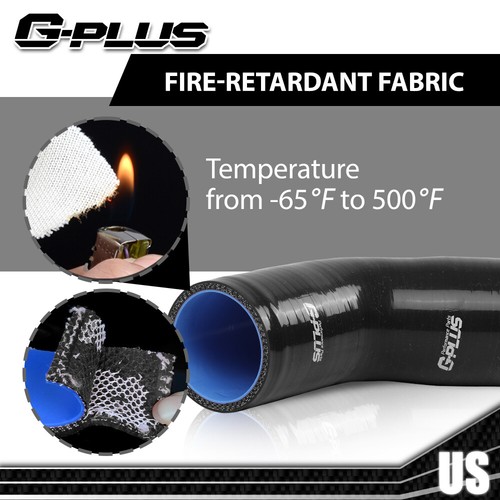 Radiator Hose w/ Clamps Fit For 12339160 12339162 12339159 12340046 Humvee Black - Bild 9 von 12