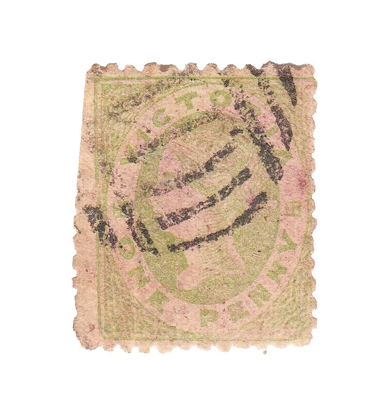 Numeral Cancellation Used Australian Victorian Stamps