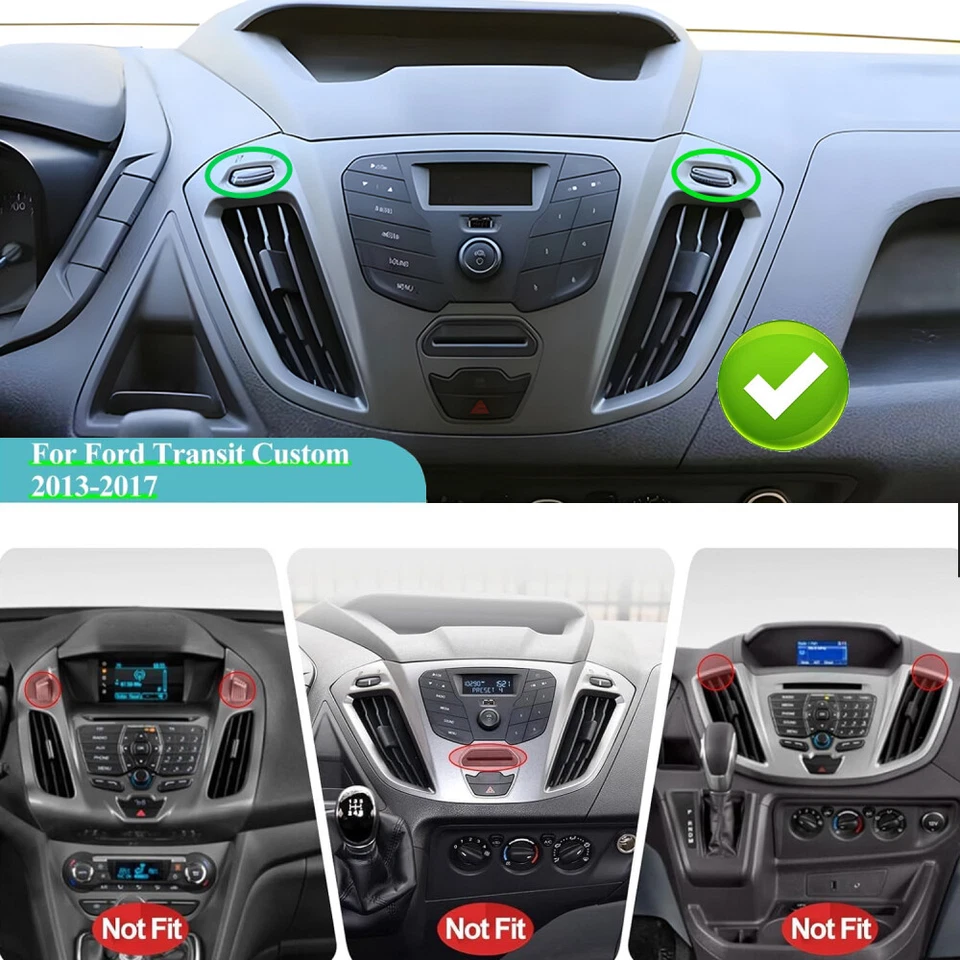 4+64G 9" Android 15 Autoradio Für Ford Transit Tourneo Custom 2013-2018 GPS NAVI - Bild 3 von 4