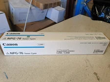 Genuine Canon NPG-76 Cyan Toner TG-76 GPR58 for imageRunner ADVANCE C256 / C356