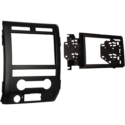 METRA 95-5822B / DOUBLE DIN (BLACK) DASH KIT 2009-2010 FORD F-150 W/O OE NAV
