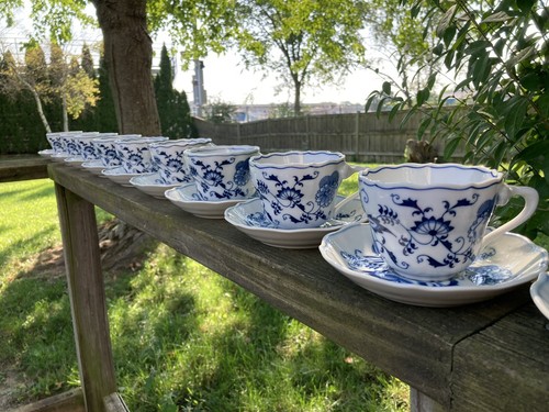 Blue Danube Japan Cups And Saucers- 10 Sets - Picture 4 of 4