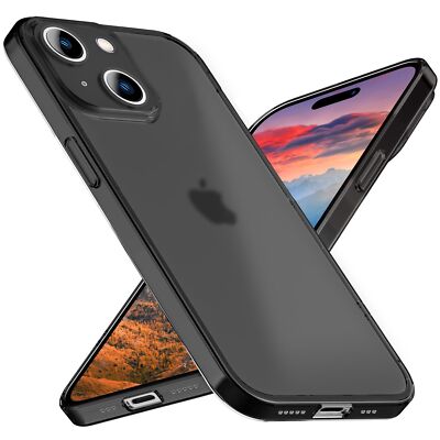 iPhone 15 Handyhülle Hardcase NALIA Case Cover klar transparent dünn robust