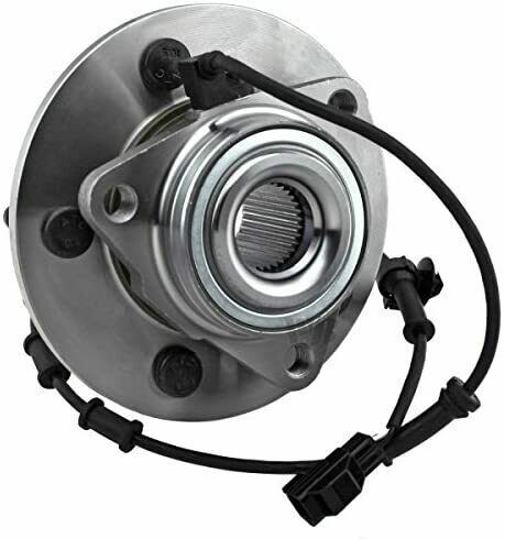 Buje y cojinete de rueda delantera para Dodge Ram 1500 Moog 2002-2005 2 piezas 5 tacos con ABS - Imagen 6 de 10